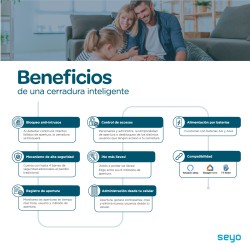 TYR, Cerradura Inteligente SEYO, Color Plata