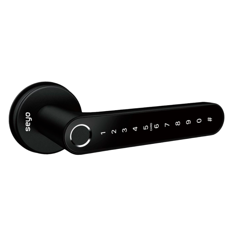 LOK, Cerradura Inteligente SEYO,  Color Negro